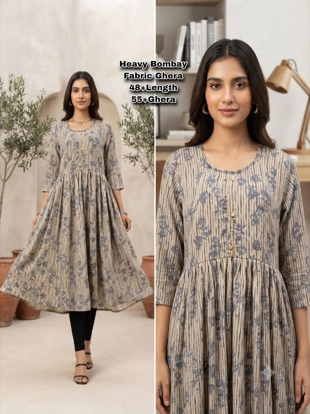 Heavy Bombay Fabric Ghera | Size 3Xl 4Xl