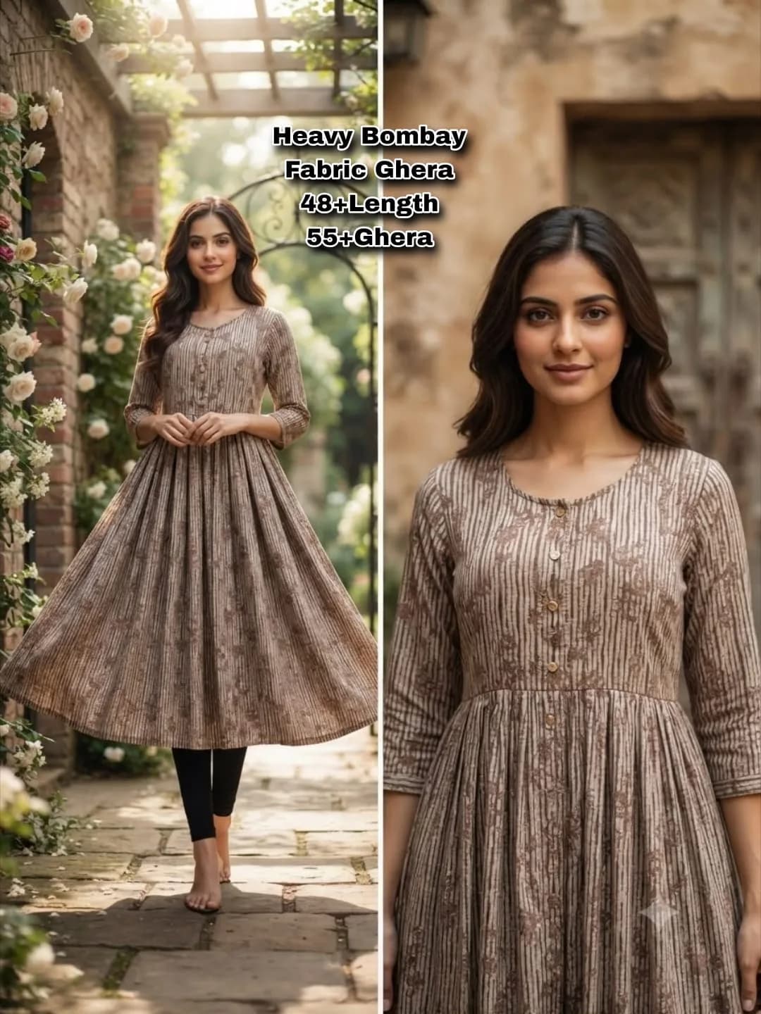 Heavy Bombay Fabric Ghera | Size 3Xl 4Xl