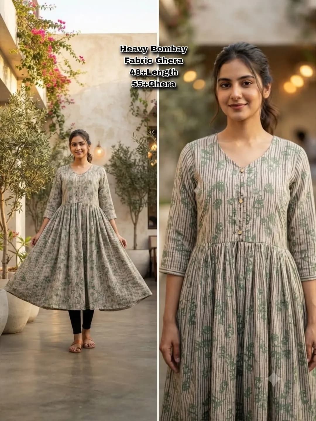 Heavy Bombay Fabric Ghera | Size 3Xl 4Xl